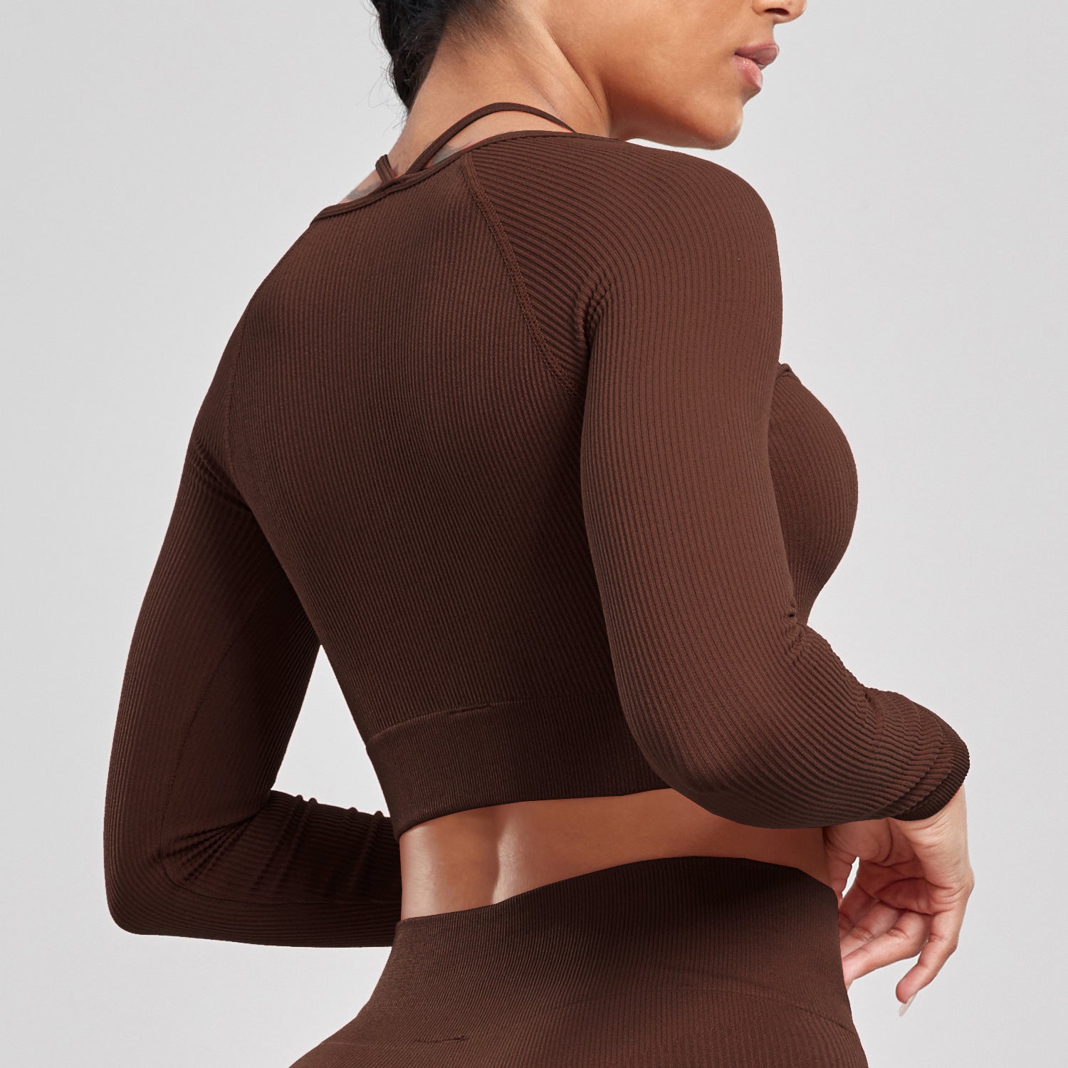 Seamless Ribbed Yoga & Fitness Set